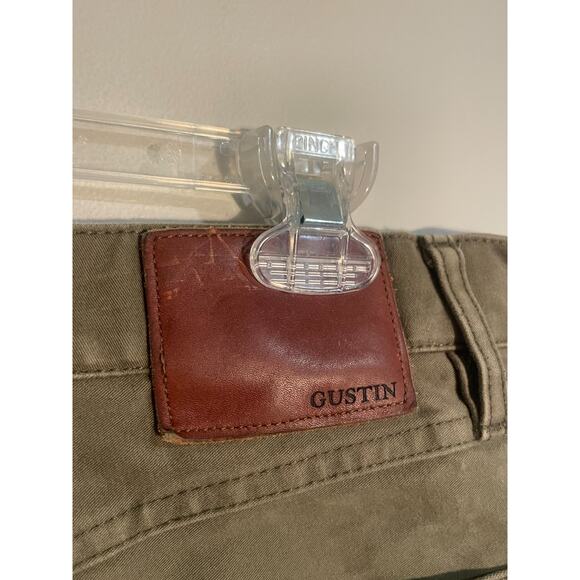 Gustin Pants Men 32x32 American Dark Green California Trousers Button Fly - Picture 10 of 14